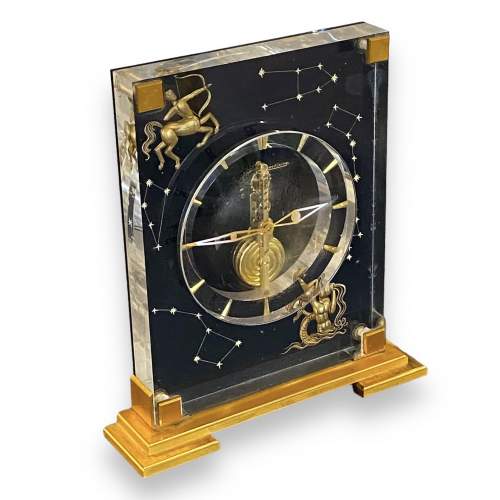 Jaeger Le Coultre Marine Type Lucite Desk Clock image-2