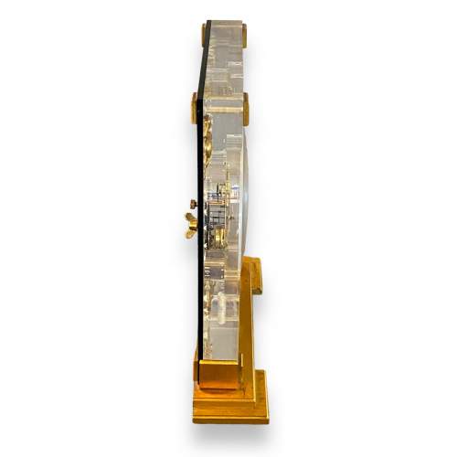 Jaeger Le Coultre Marine Type Lucite Desk Clock image-5