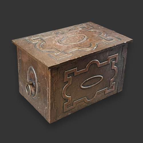 Early 20th Century Copper Coal Box image-1