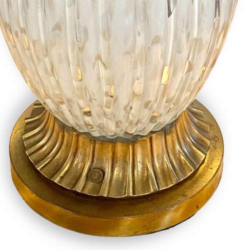 Alfredo Barbini Bullicante Large Murano Glass Table Lamp image-3