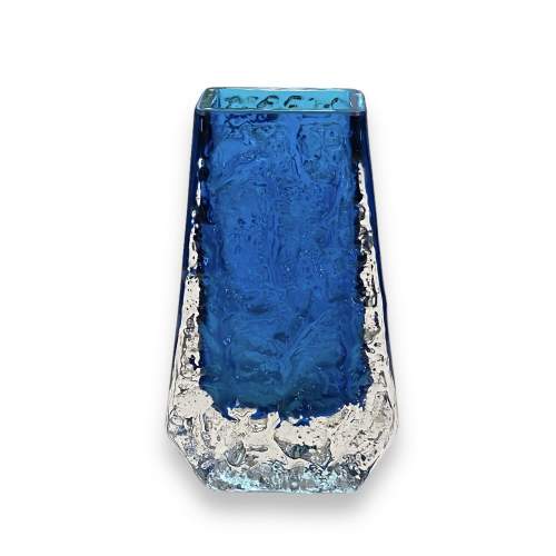 Whitefriars Kingfisher Glass Coffin Vase image-1