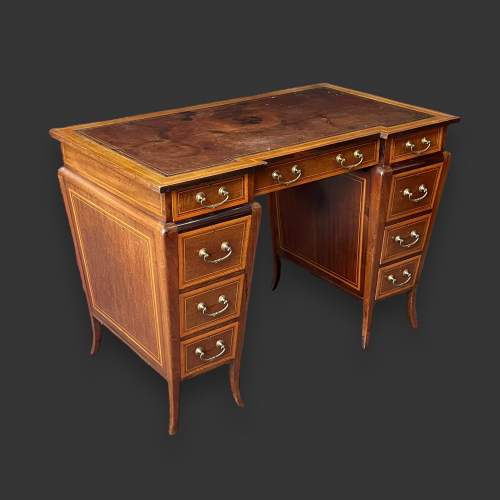 Edwardian Mahogany Desk image-1