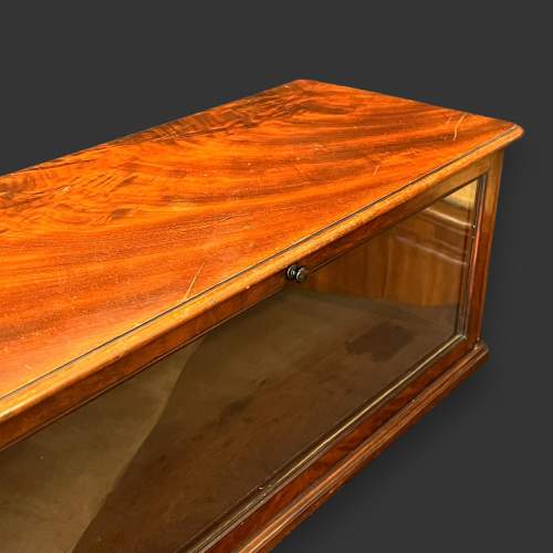 Early Victorian Figured Mahogany Show Case image-2