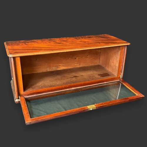 Early Victorian Figured Mahogany Show Case image-4