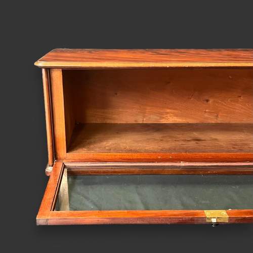 Early Victorian Figured Mahogany Show Case image-5