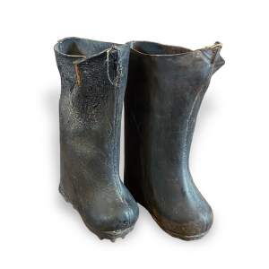 Antique Chinese Rice Paddy Field Boots