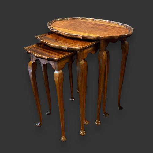 Mahogany Nest of Tables image-1