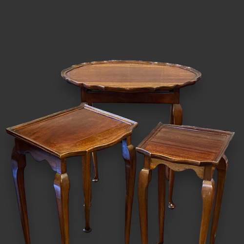 Mahogany Nest of Tables image-4