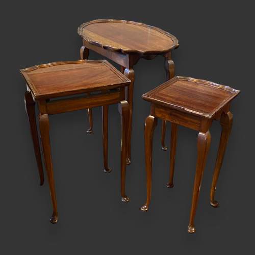 Mahogany Nest of Tables image-6