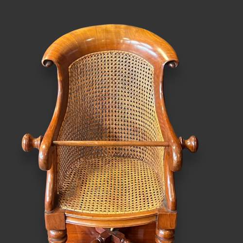 Victorian Mahogany Bergere Childs High Chair image-4