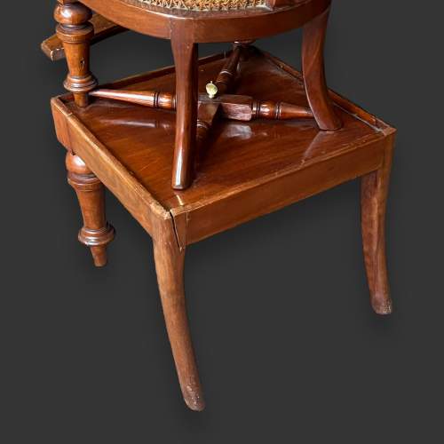 Victorian Mahogany Bergere Childs High Chair image-6