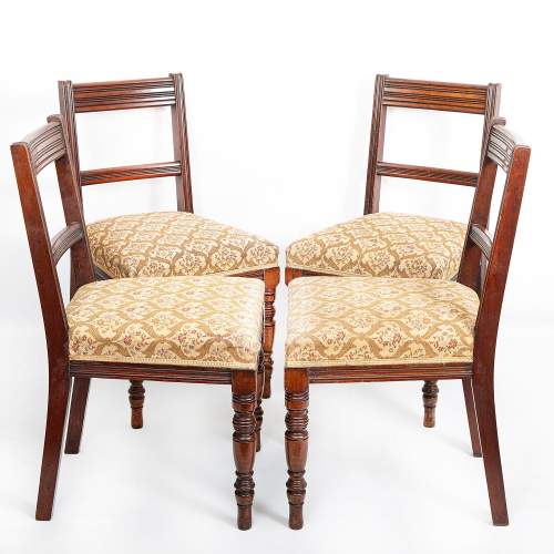 Set of Four Regency Mahogany Side Chairs by Gillows image-4