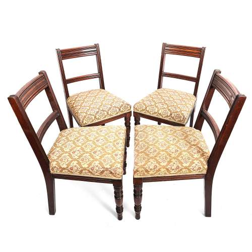 Set of Four Regency Mahogany Side Chairs by Gillows image-5