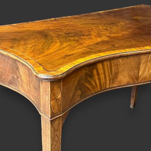 George III Mahogany Serpentine Serving Table image-5