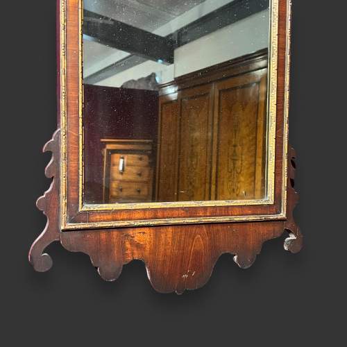 George III Mahogany Fret Wall Mirror image-3