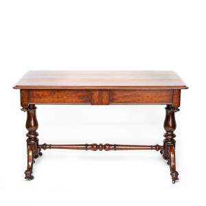 Antique William IV Period Mahogany Library Table