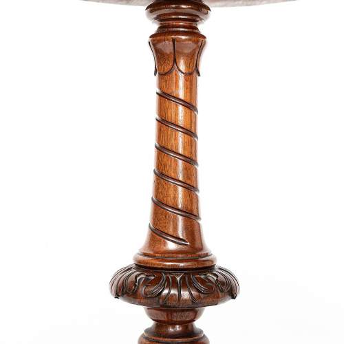 An Antique Victorian Figured Walnut Occasional Table image-5