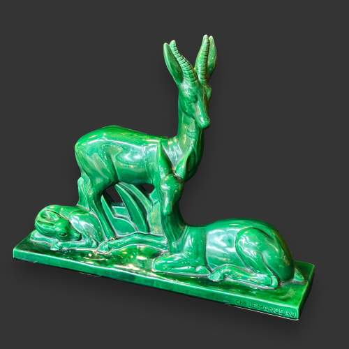 Green Lemanceaux Art Deco Figure image-1