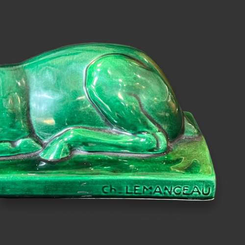 Green Lemanceaux Art Deco Figure image-5