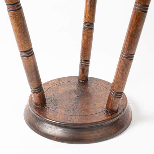 An Edwardian Period Carved Wood Stool image-6