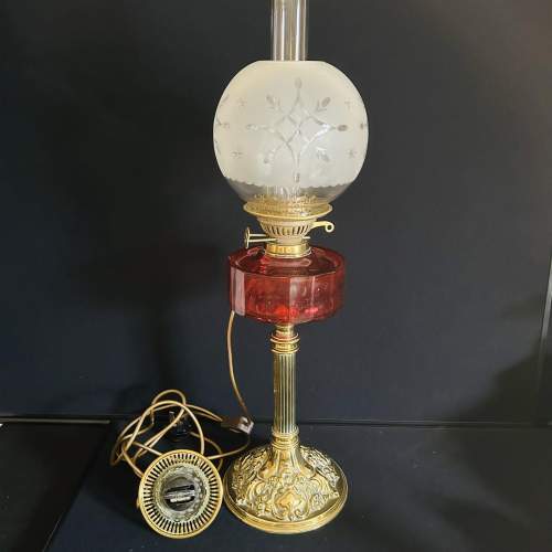 A Victorian Oil Lamp image-1