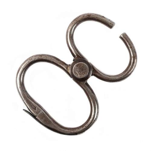 Antique Pair of Steel Prisoner Escort Handcuffs image-2