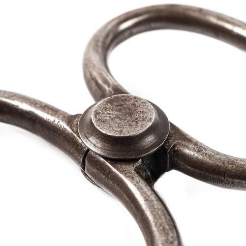 Antique Pair of Steel Prisoner Escort Handcuffs image-4