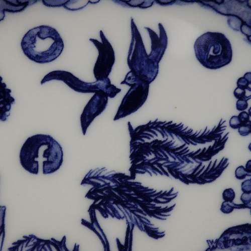 Philippa Perry Blue & White Willow Plate - Grayson Perry Art Club image-6