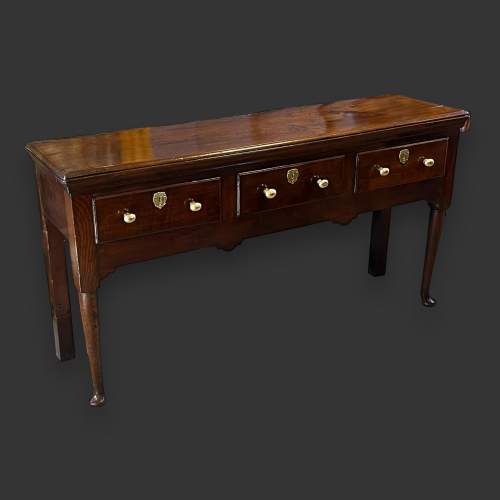 18th Century Solid Oak Dresser Base image-1