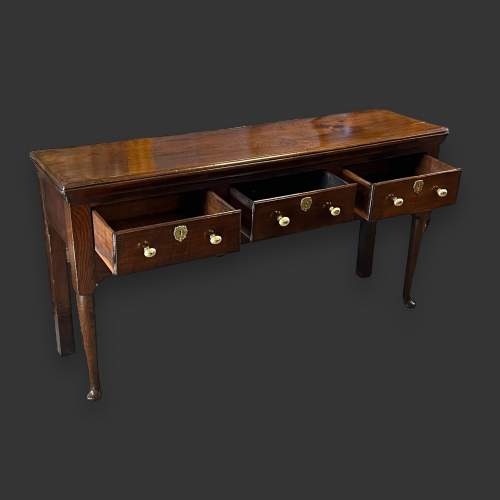 18th Century Solid Oak Dresser Base image-2