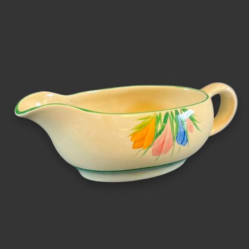 Clarice Cliff Spring Crocus Sauce Boat image-1