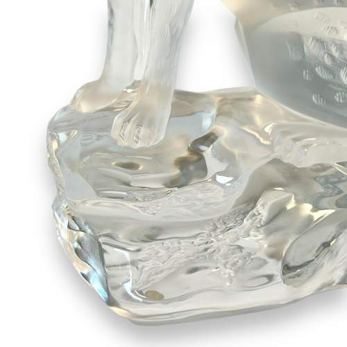 Lalique Glass Tancrede Cheetah Sculpture image-3