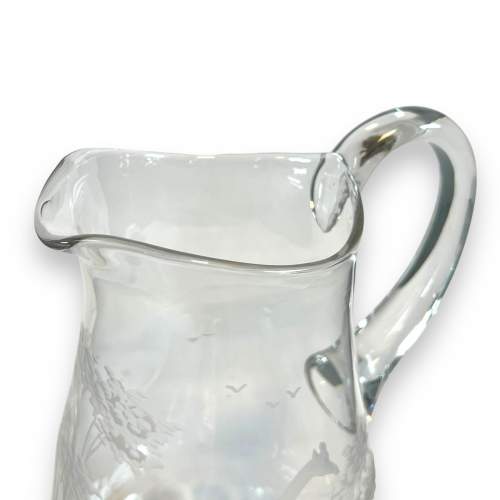 Rowland Ward for Moser Etched Glass Jug image-5