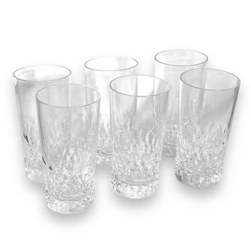 Baccarat Set of Six Armagnac Highball Glasses image-1