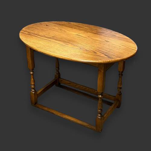 Old Charm Oak Nest of Tables image-3