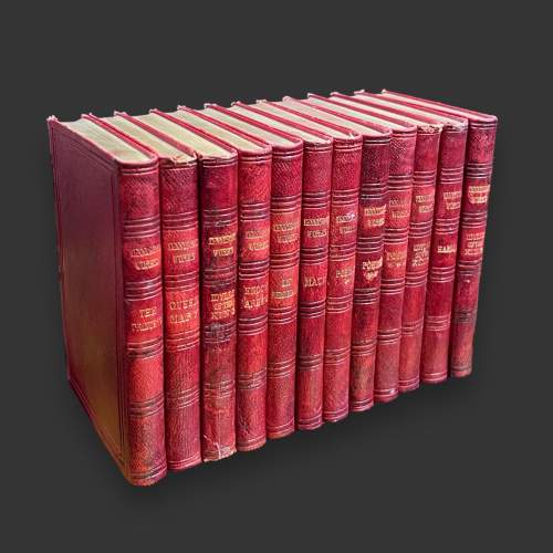 19th Century Set of 12 Volumes of Tennysons Works image-1