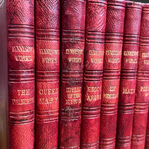 19th Century Set of 12 Volumes of Tennysons Works image-2