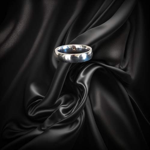 Heavy Platinum Diamond Ring image-5