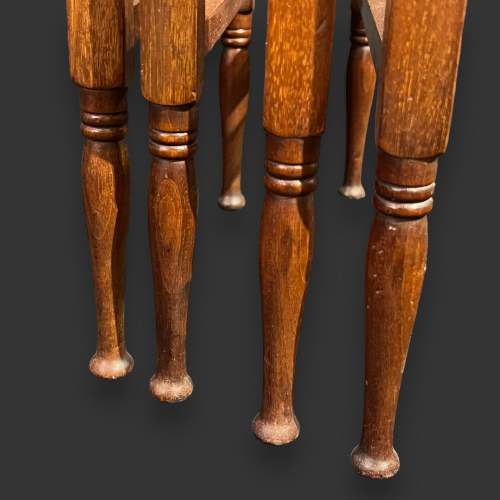 Early 20th Century Mahogany Quartetto Nest of Tables image-6