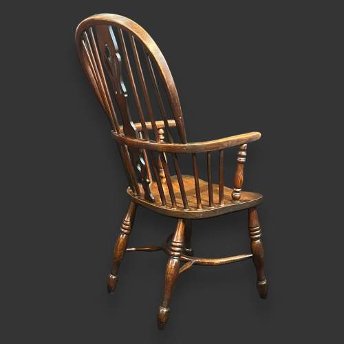 Victorian Ash and Elm Windsor Chair image-5