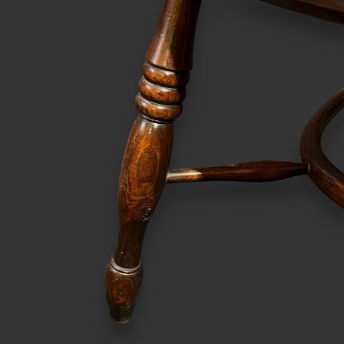 Victorian Ash and Elm Windsor Chair image-6