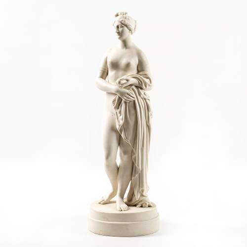 An Antique 19th Century Copeland Parian Statue of Venus image-1