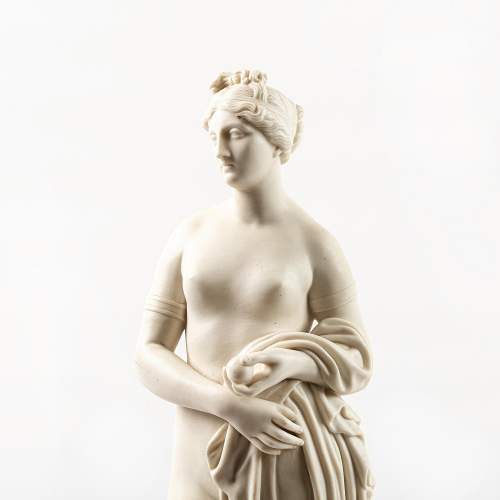 An Antique 19th Century Copeland Parian Statue of Venus image-2