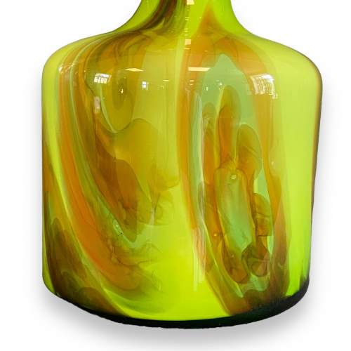 Italian 1970s Opaline Glass Vase image-2