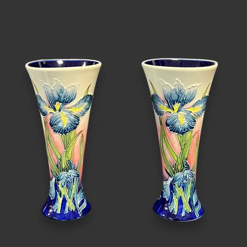 Pair of Old Tupton Ware Iris Vases image-1