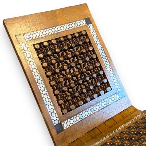 Decorative 19th Century Folding Quran Stand image-5