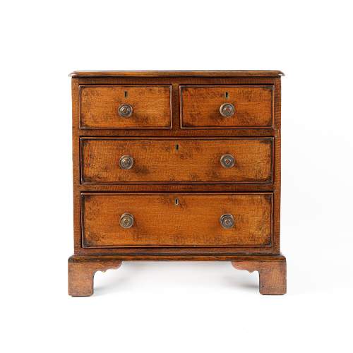 Antique Late 19th Century Miniature Chest of Drawers image-1