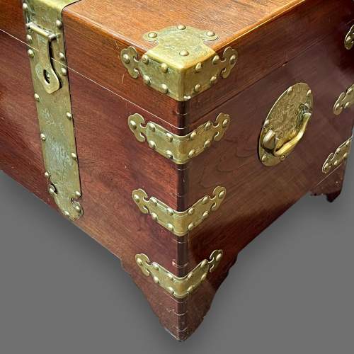 19th Century Oriental Camphor Wood Chest image-3