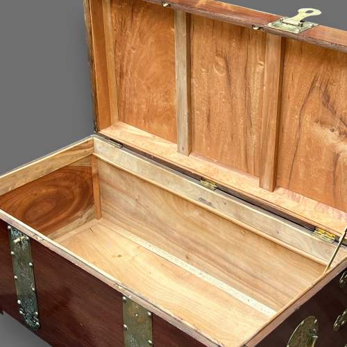 19th Century Oriental Camphor Wood Chest image-6