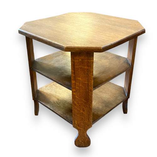 Art Deco Oak Coffee Table image-1